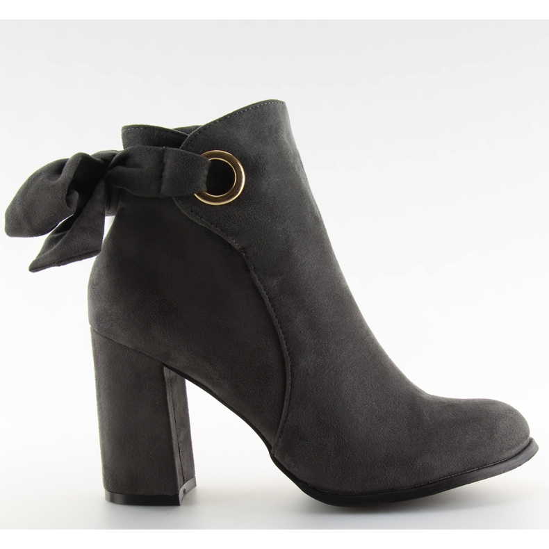 Szürke Magas sarkú csizma YBS1612 szürke Szürke Magas sarkú csizma YBS1612 szürke