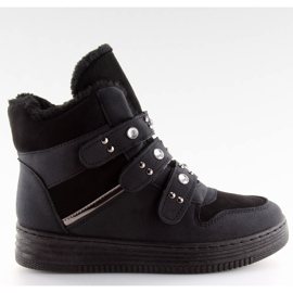 Szigetelt cipők fekete fekete