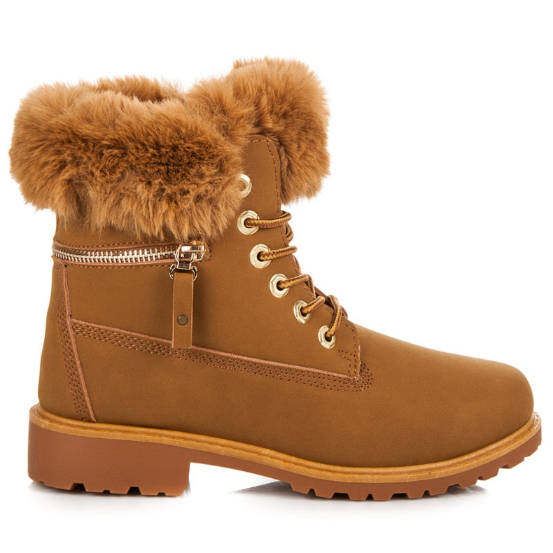 Prémes csapdázók a felsőrészen barna Prémes csapdázók a felsőrészen barna