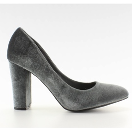 Bársony szivattyúk széles oszlop LE018 szürke Bársony szivattyúk széles oszlop LE018 szürke