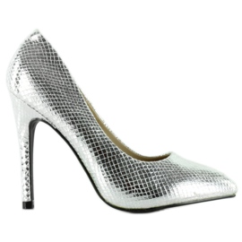 Ezüst csapok kagylóval K415-5 Ezüst szürke