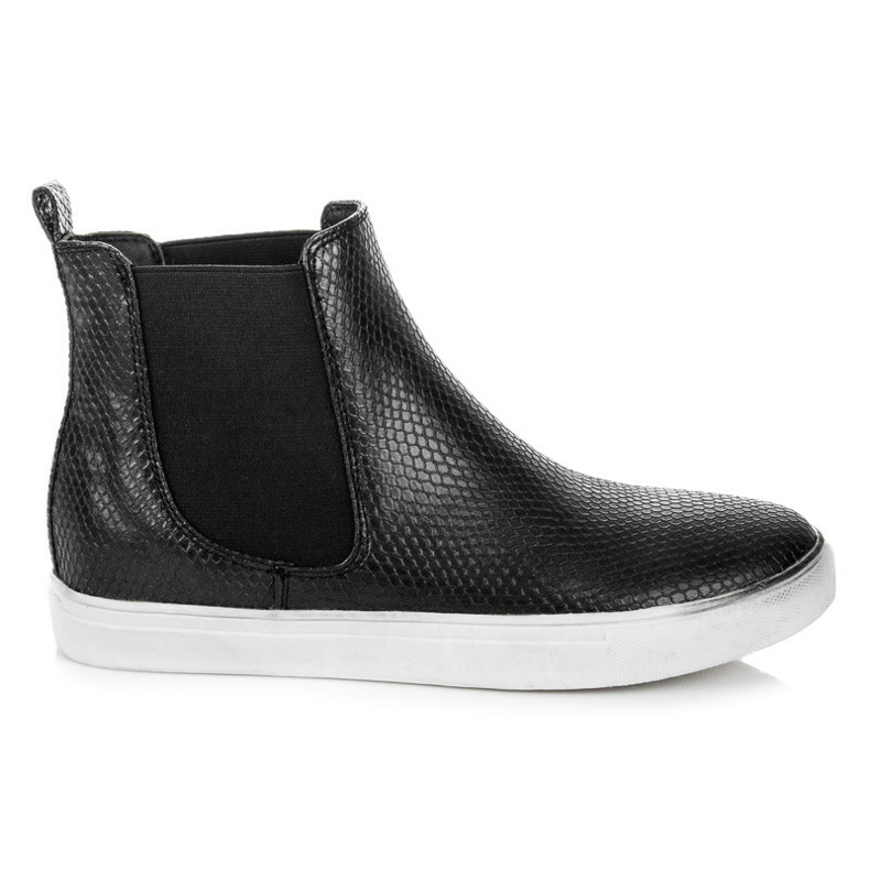 Mckeylor Snake Print magas tornacipő fekete Mckeylor Snake Print magas tornacipő fekete