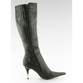 Magas sarkú cipő 5137-75 Anis zöld