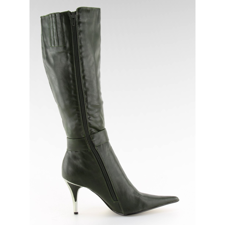 Magas sarkú cipő 5137-75 Anis zöld