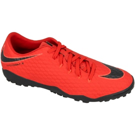 Nike Hypervenom Phelon III TF M 852562-616 futballcipő piros piros