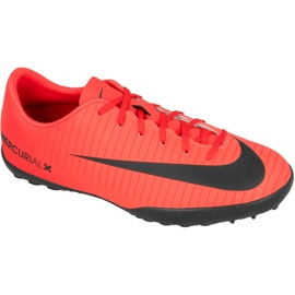 Nike Mercurial Vapor Xi Tf Jr 831949-616 futballcipő sokszínű piros Nike Mercurial Vapor Xi Tf Jr 831949-616 futballcipő sokszínű piros