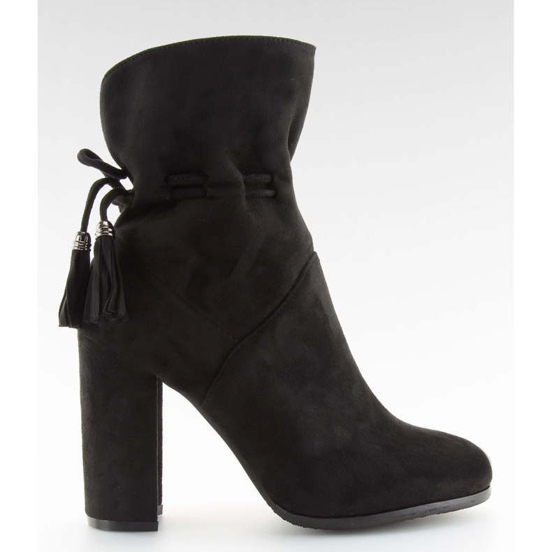 Fekete csizma széles sarkú 1318 fekete