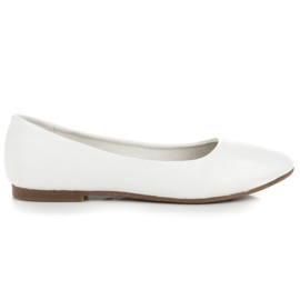 Női fehér balerinák Női fehér balerinák