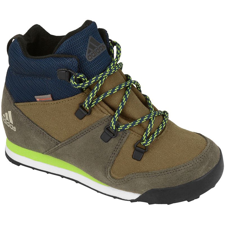 Adidas Climawarm Snowpitch K cipő sötétkék zöld szürke