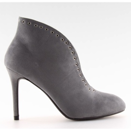 Szürke Magas sarkú cipő 1660-251 szürke Szürke Magas sarkú cipő 1660-251 szürke