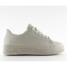 Szürke magas talpú cipők F1075 Szürke Szürke magas talpú cipők F1075 Szürke