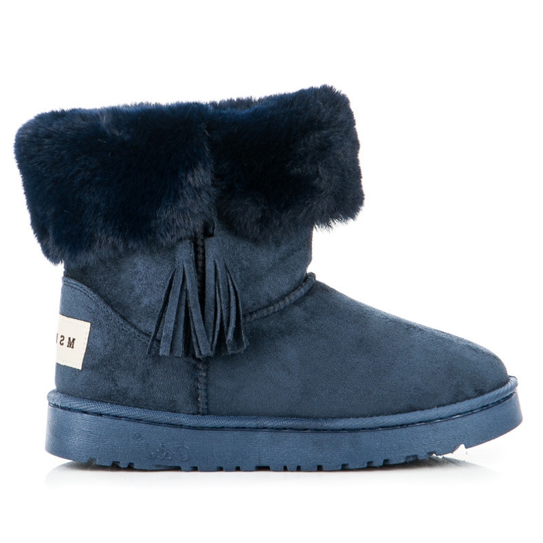 Bella Paris Mukluki rojtokkal sötétkék