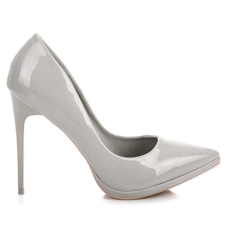 Vinceza Világosszürke magassarkú