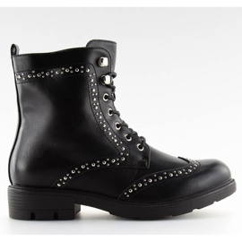 Fekete S92 Fekete munkások szegecsekkel