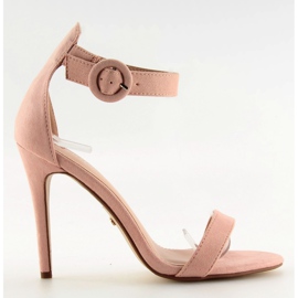 Rózsaszín NF-17 rózsaszín szandál magas sarkon Rózsaszín NF-17 rózsaszín szandál magas sarkon