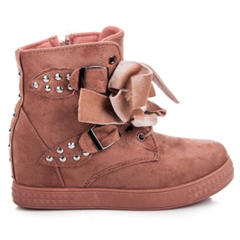 Cipők masnikkal rózsaszín