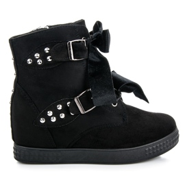 Cipők masnikkal fekete Cipők masnikkal fekete