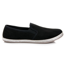 Mckeylor Velúr Espadrilles Slip On fekete