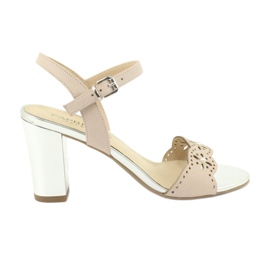 Caprice szandál női cipő 28303 sokszínű rózsaszín Caprice szandál női cipő 28303 sokszínű rózsaszín