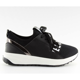 Fekete Női sportcipő NB155P Fekete fehér szürke