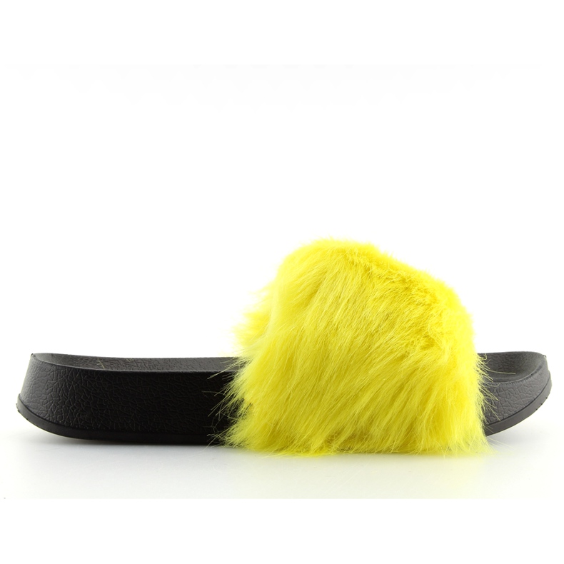 Sárga prémes papucs S36 sárga