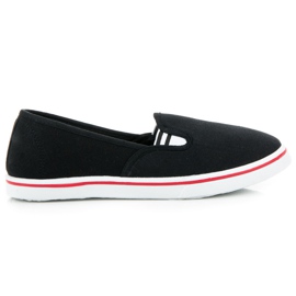 Mckeylor Fekete slip-on tornacipő Mckeylor Fekete slip-on tornacipő