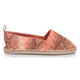 Mckeylor Espadrillák állatmintával rózsaszín