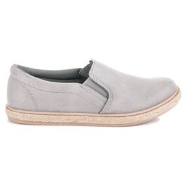 Seastar Velúr Slipons Espadrilles szürke Seastar Velúr Slipons Espadrilles szürke