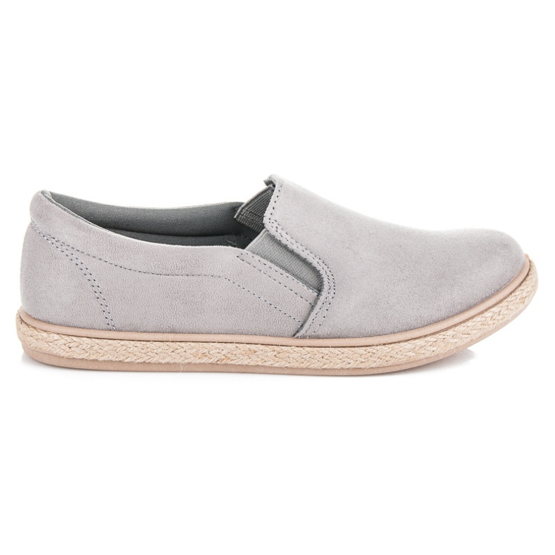 Seastar Velúr Slipons Espadrilles szürke Seastar Velúr Slipons Espadrilles szürke