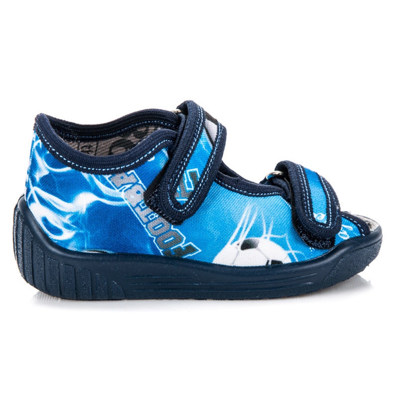 Reweks Kék tépőzáras papucs