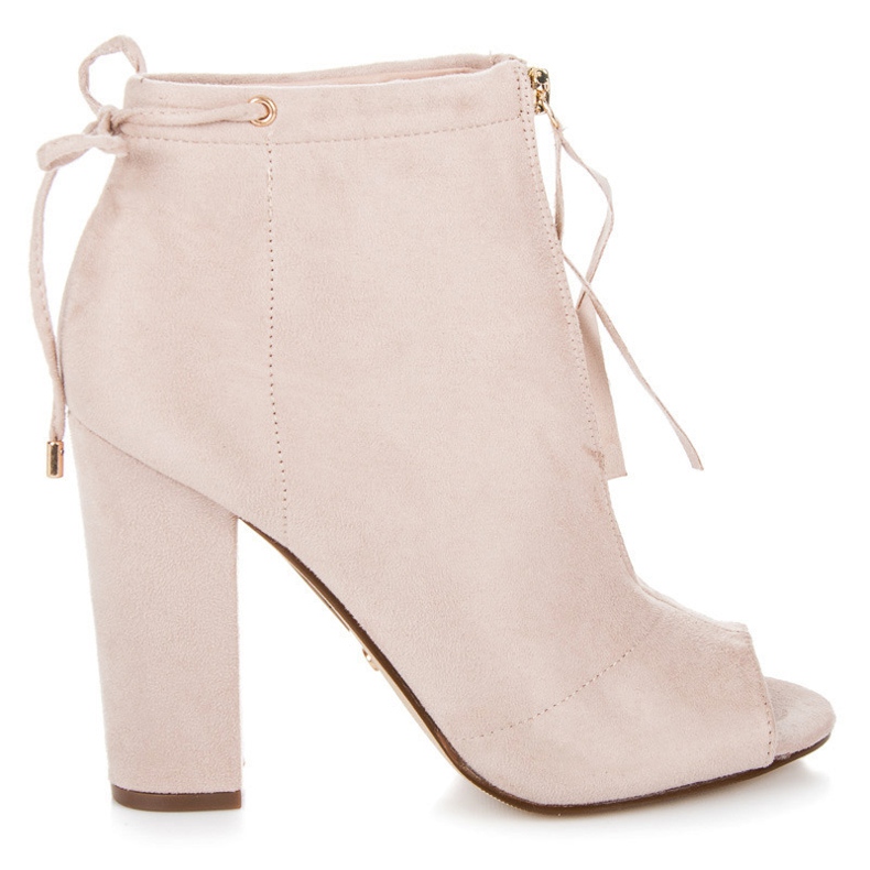 Seastar Nyitott orrú bokacsizma barna