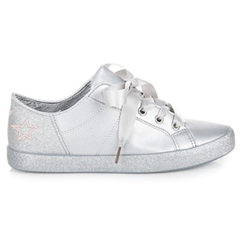 L&H Szalaggal kötött cipők szürke L&H Szalaggal kötött cipők szürke