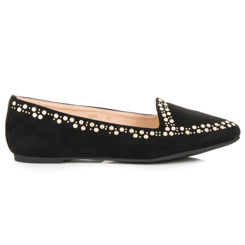 Vices Velúr balerinák fekete