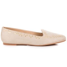 Vices Velúr balerinák barna