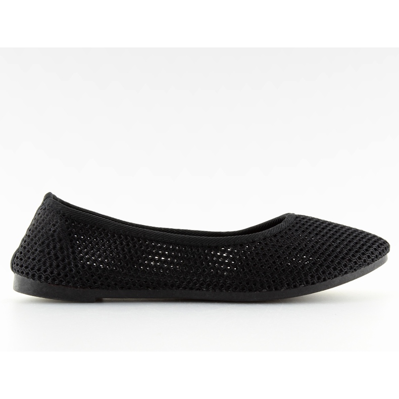 Fekete hálós balerina JX56 fekete