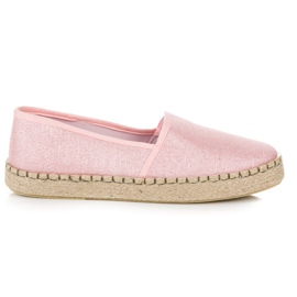 Rózsaszín espadrillák Rózsaszín espadrillák