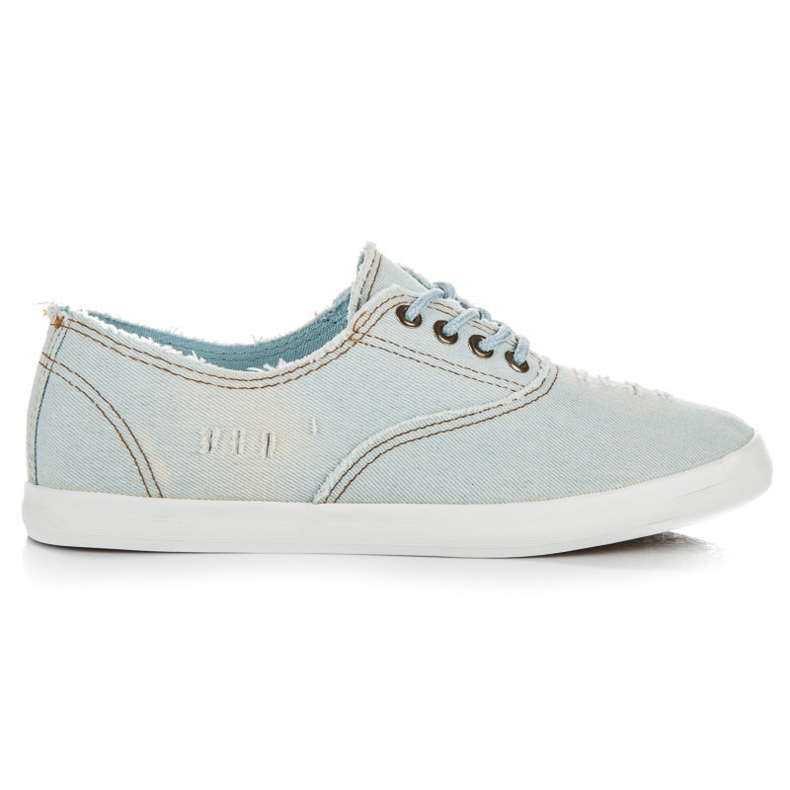 Seastar Fűzős farmer tornacipő kék