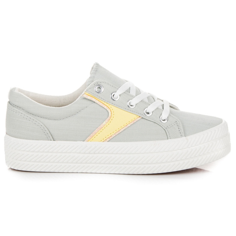 Kylie Cipők a platformon szürke Kylie Cipők a platformon szürke