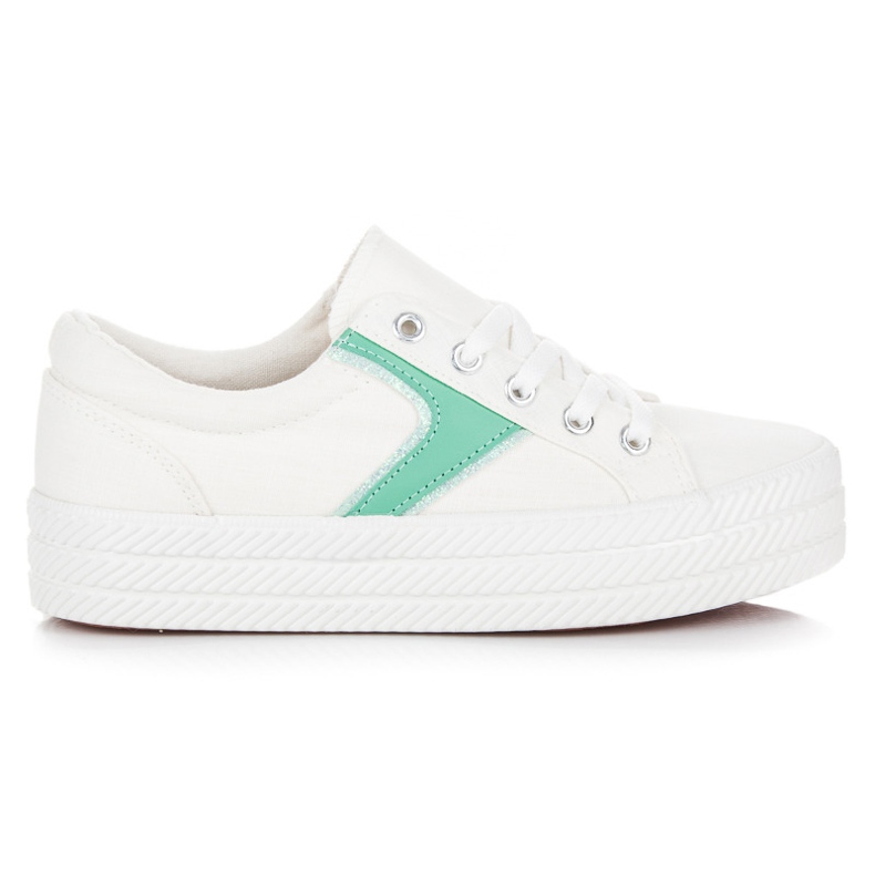 Kylie Cipők a platformon fehér