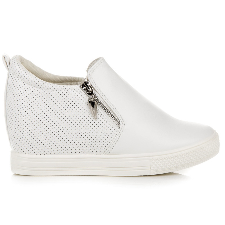 Áttört tornacipő Wedge fehér Áttört tornacipő Wedge fehér