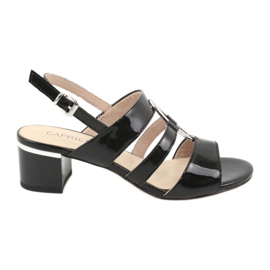 Caprice szandál női cipő díszítéssel 28208 fekete Caprice szandál női cipő díszítéssel 28208 fekete