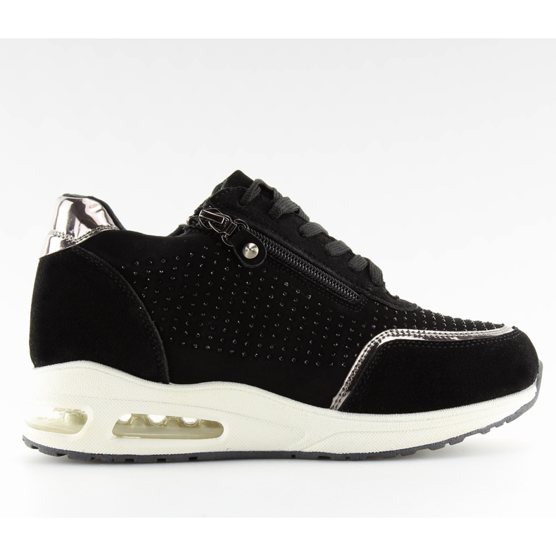 Fekete 1625 Fekete női sportcipő