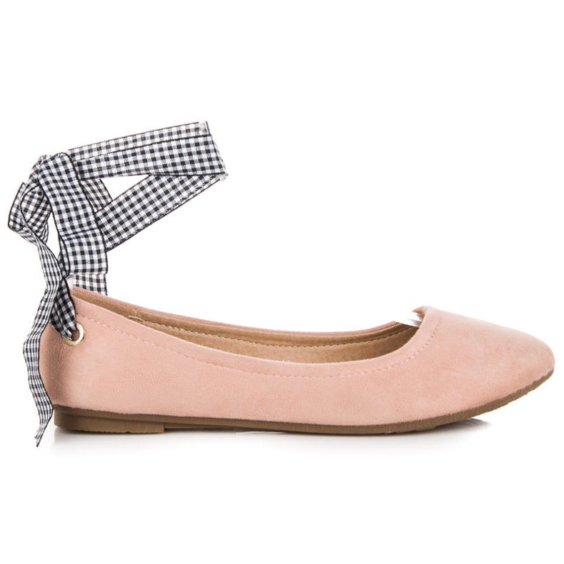 Ch. Creation Velúr balerinák szalaggal rózsaszín Ch. Creation Velúr balerinák szalaggal rózsaszín