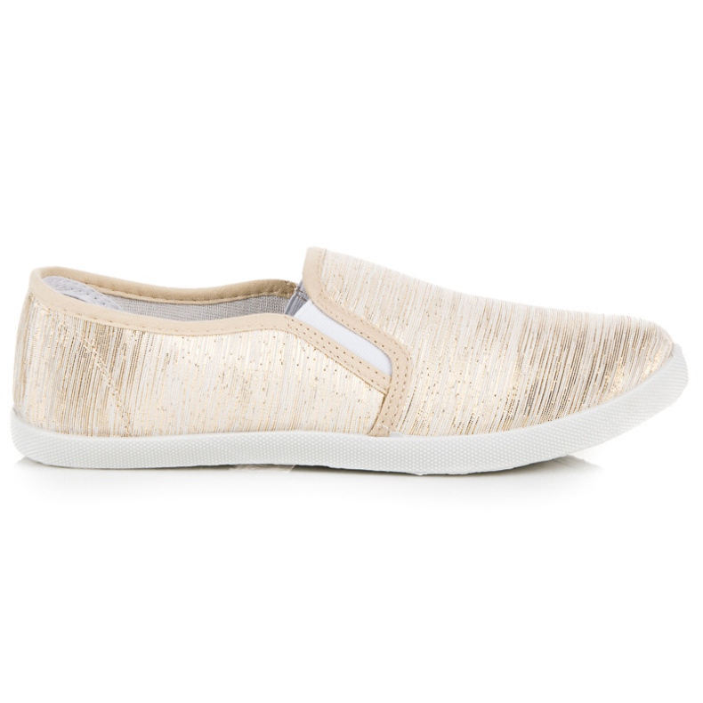 Aranyszálas tornacipő sárga