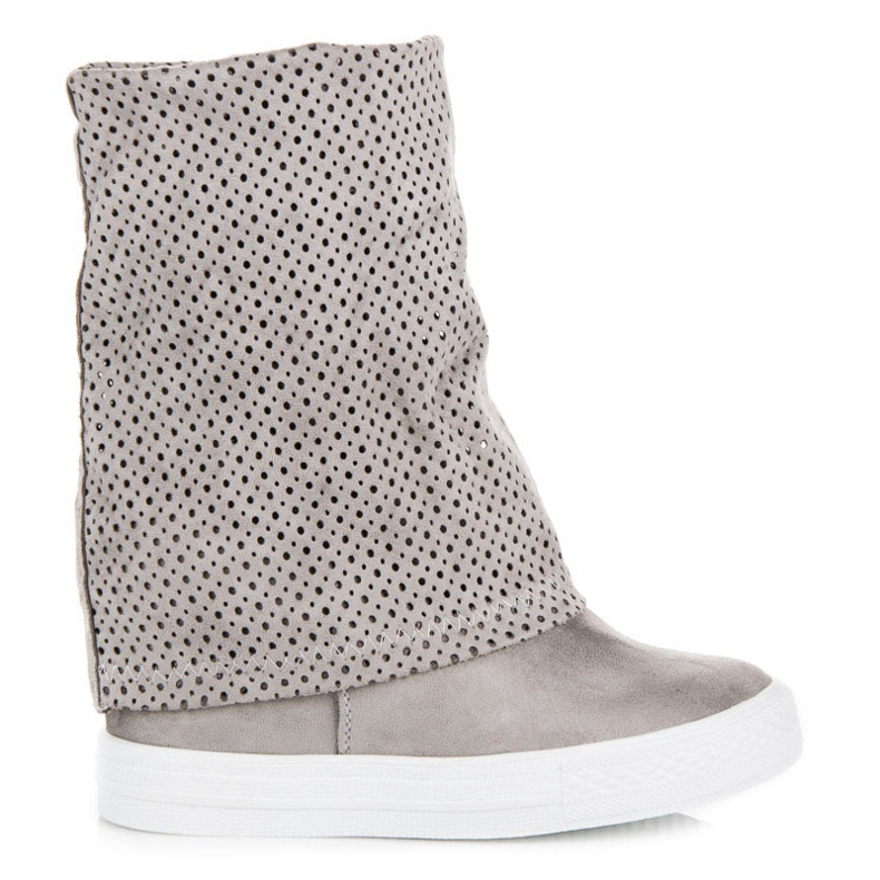 SDS Áttört cipők szürke