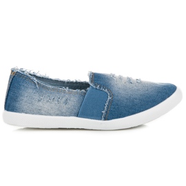 Bella Paris Farmer Slip On Sneakers kék