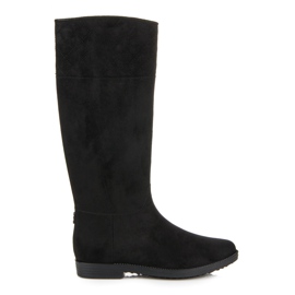 Magas velúr galósok fekete