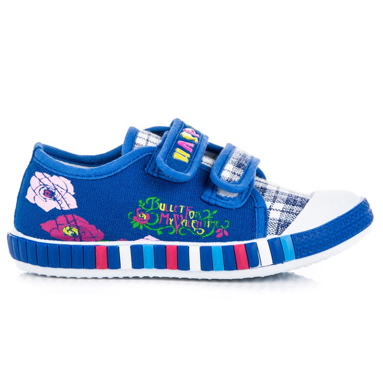 Hasby Lányos kockás cipők kék