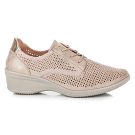 Kylie Kényelmes fűzős lábbeli barna