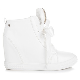 Vices Cipők szalaggal átkötve fehér